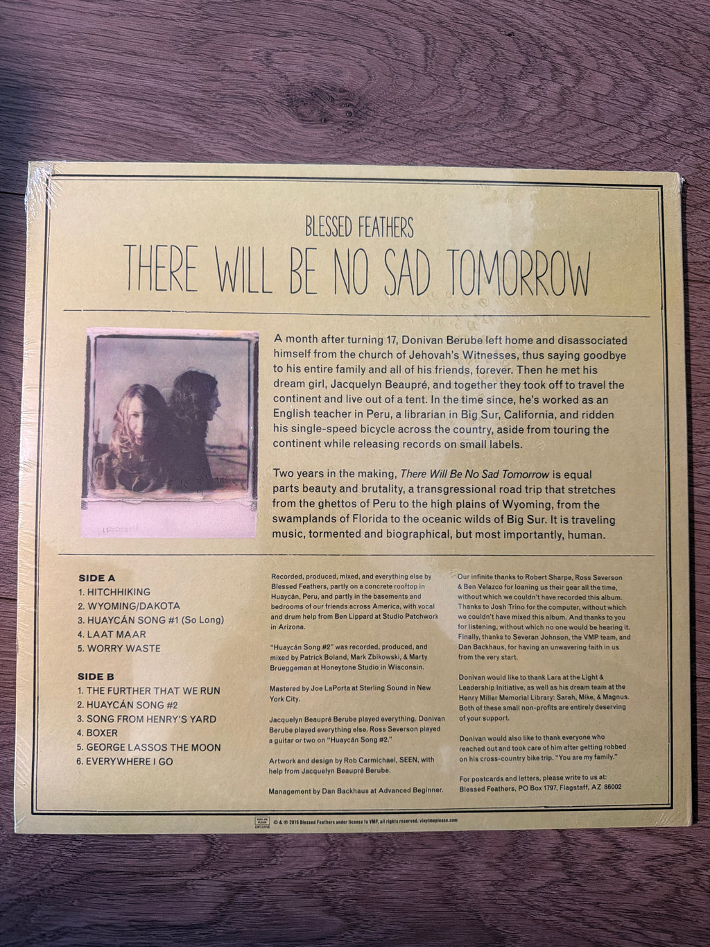 Blessed Feathers - There Will Be No Sad Tomorrow