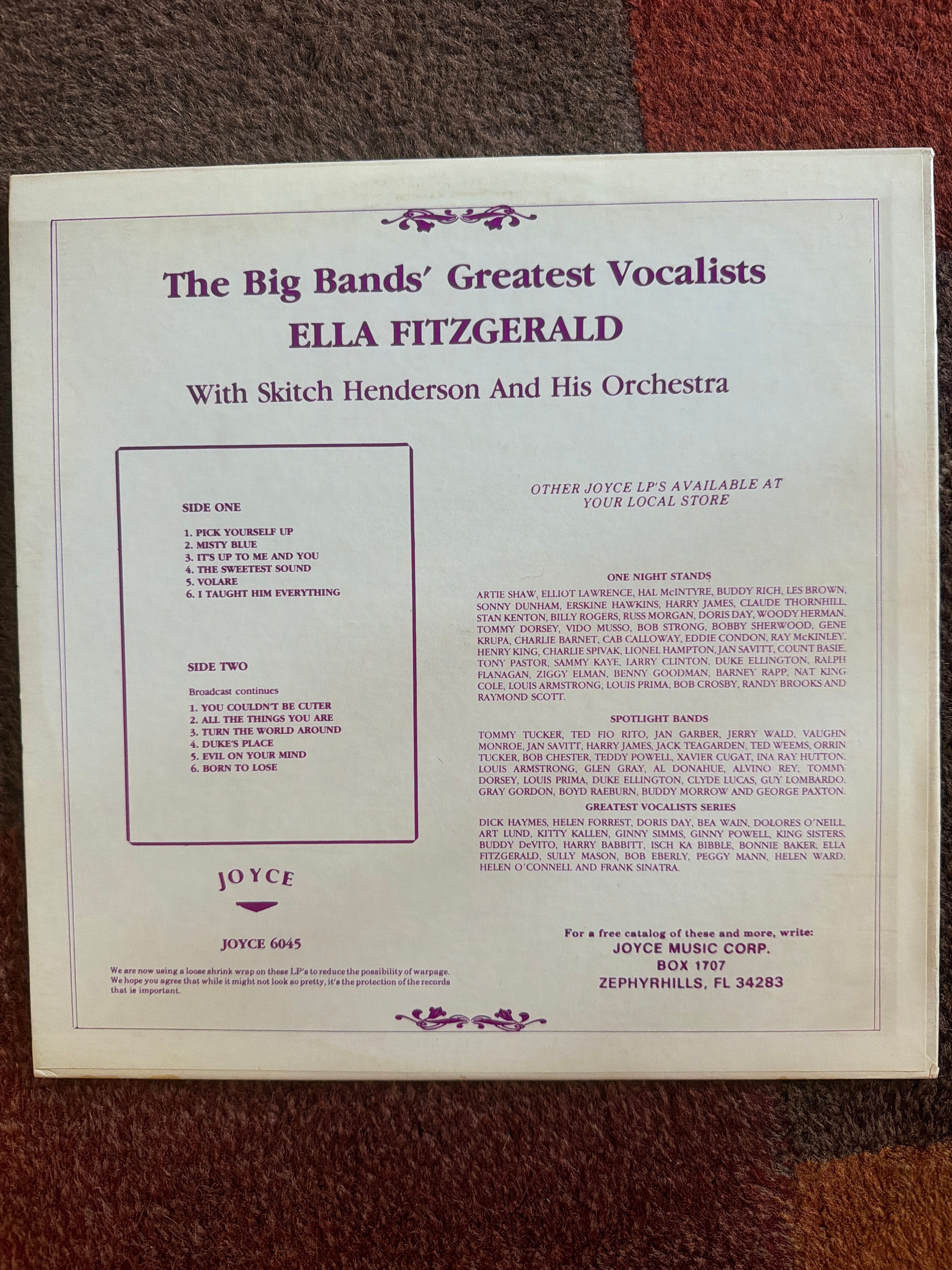 Ella Fitzgerald With Skitch Henderson & His Orchestra