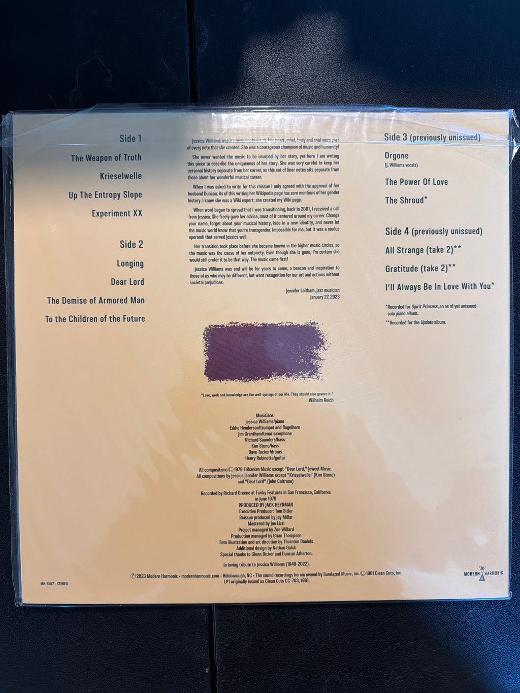 Jessica Williams - Orgonomic Music