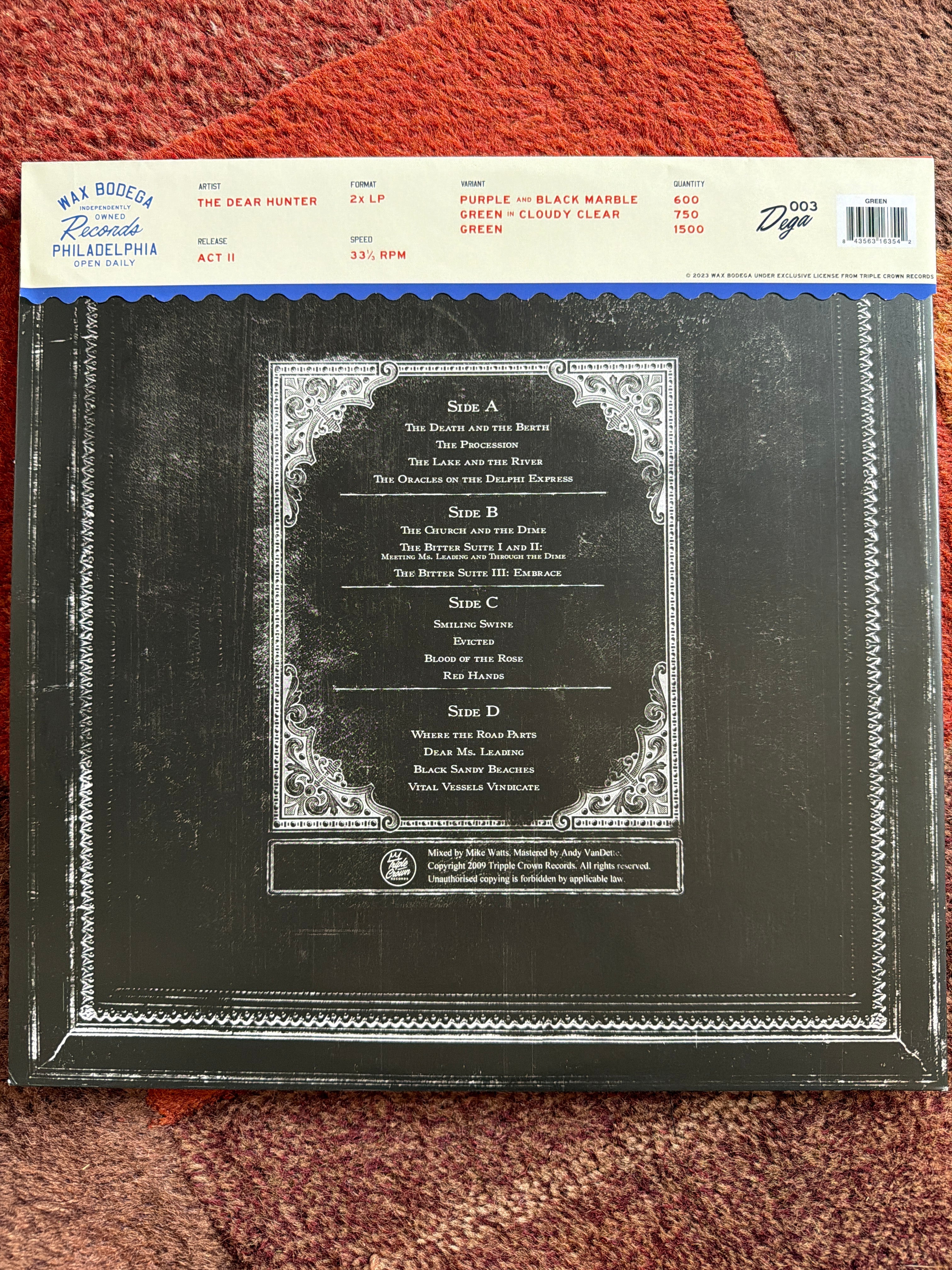 The Dear Hunter - Act II: The Meaning Of, And All Things Regarding Ms. Leading