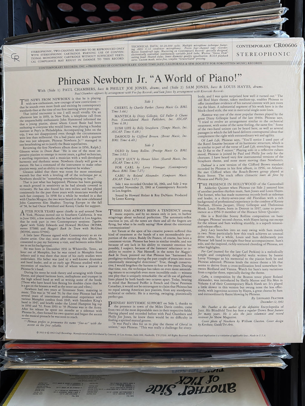 Phineas Newborn Jr. - A World Of Piano!