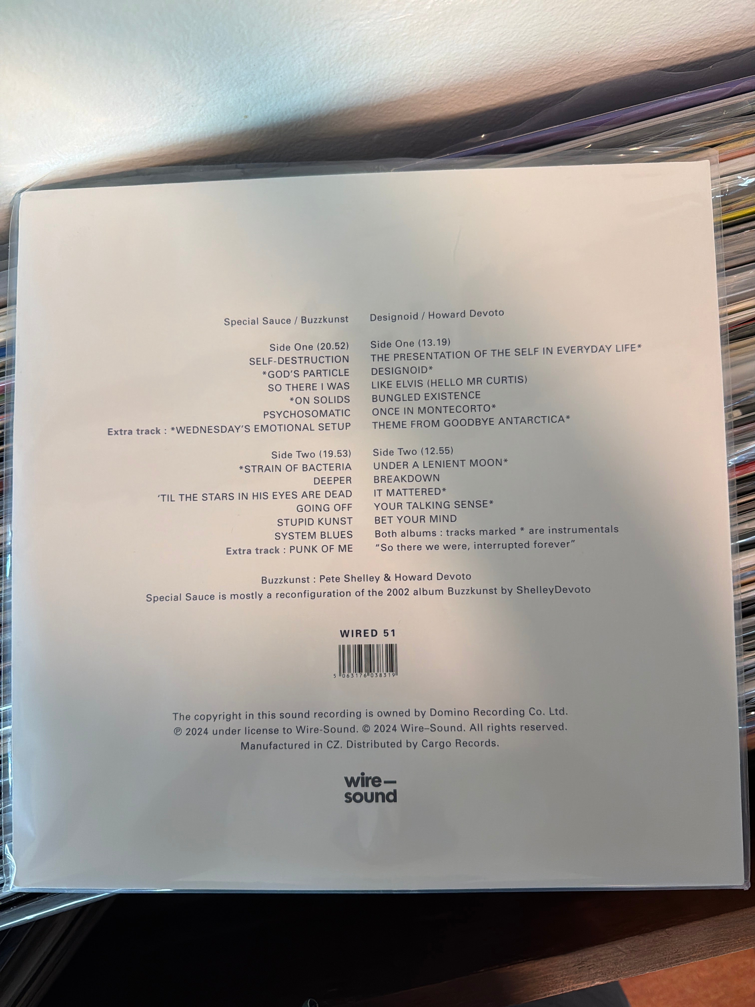 Buzzkunst (Pete Shelley / Howard Devoto) - Special Sauce / Designoid