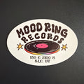 Mood Ring Records Sticker (small, oval)