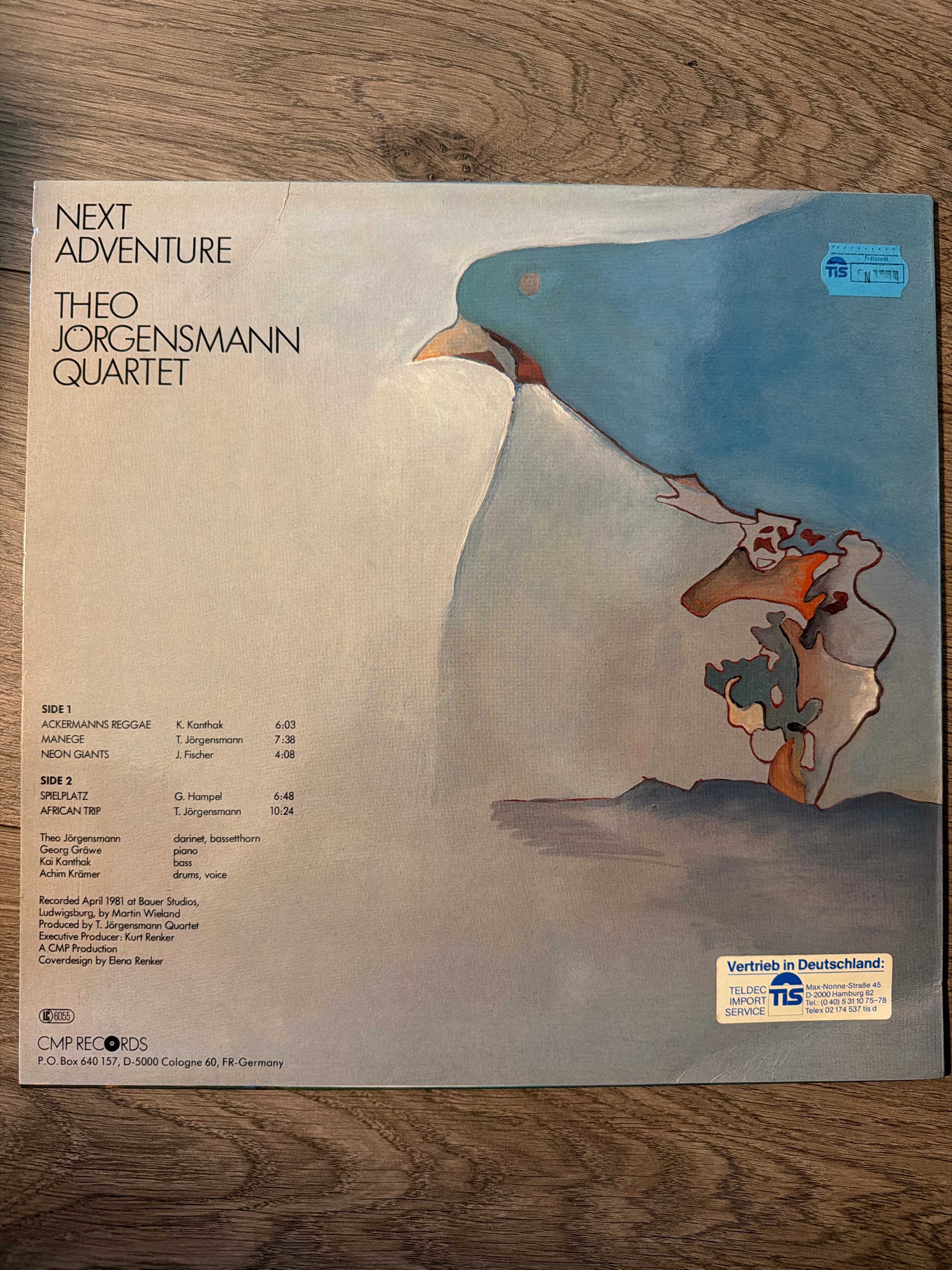 Theo Jörgensmann Quartet - Next Adventure