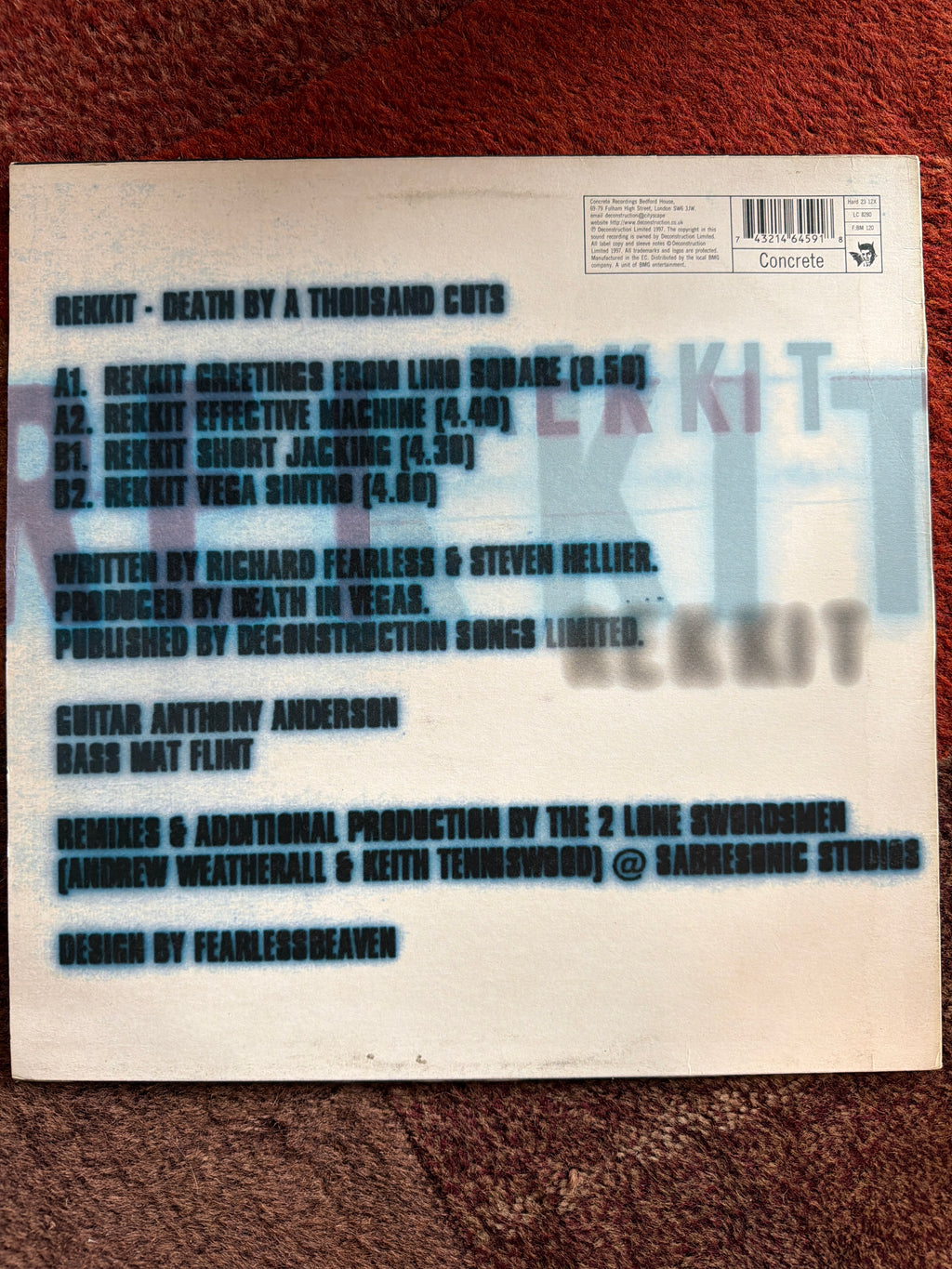 Death In Vegas - Rekkit (Death By A Thousand Cuts)