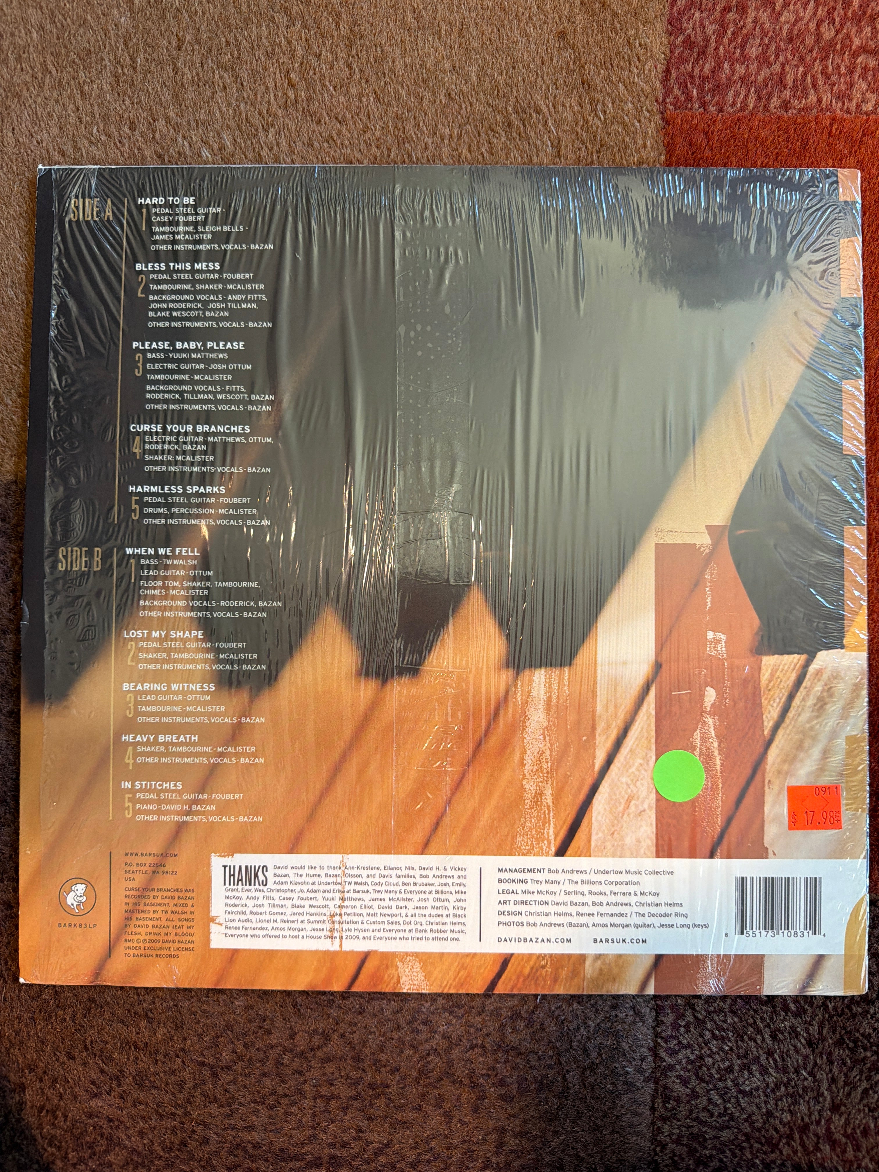 David Bazan - Curse Your Branches