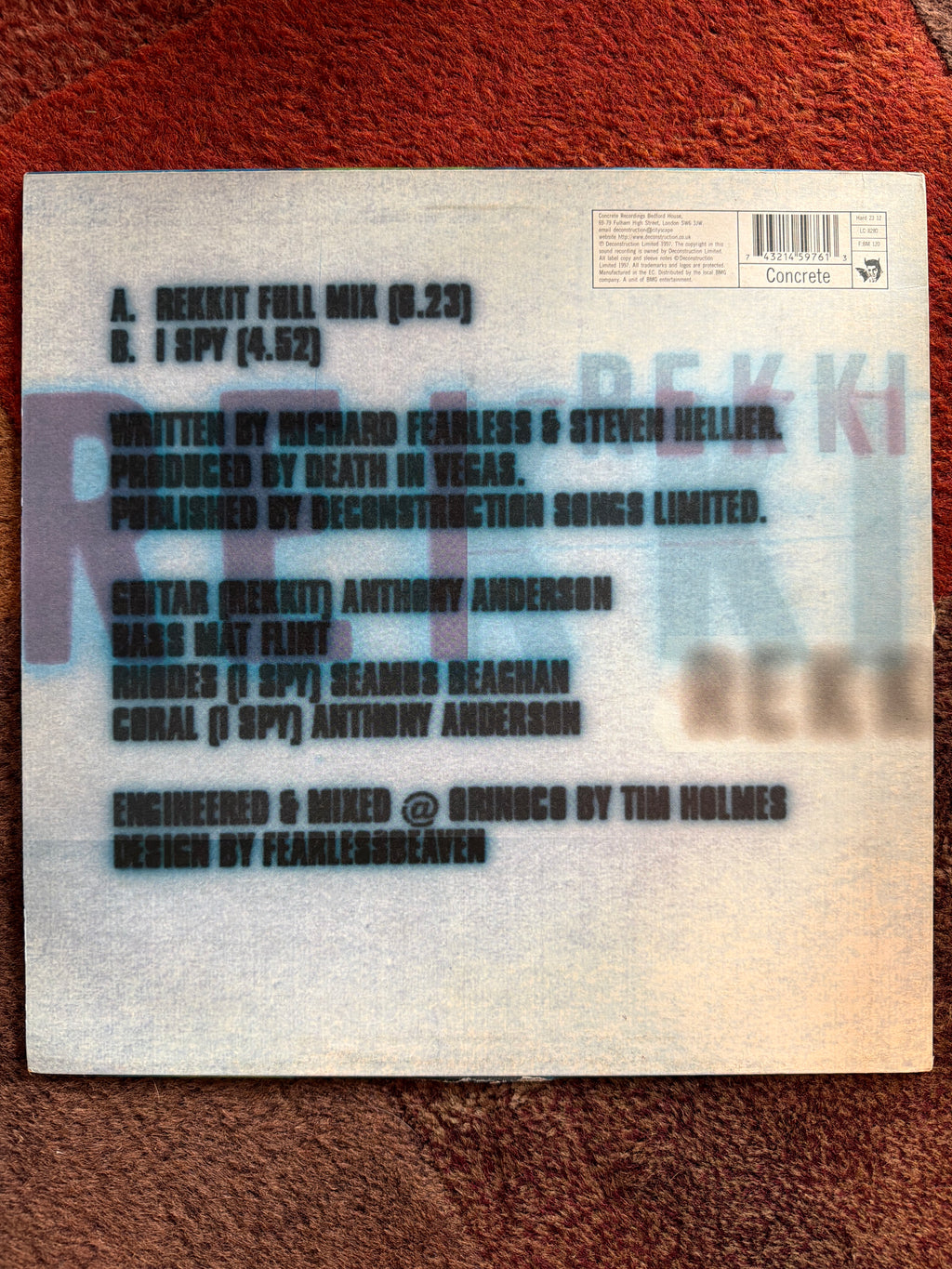 Death In Vegas - Rekkit