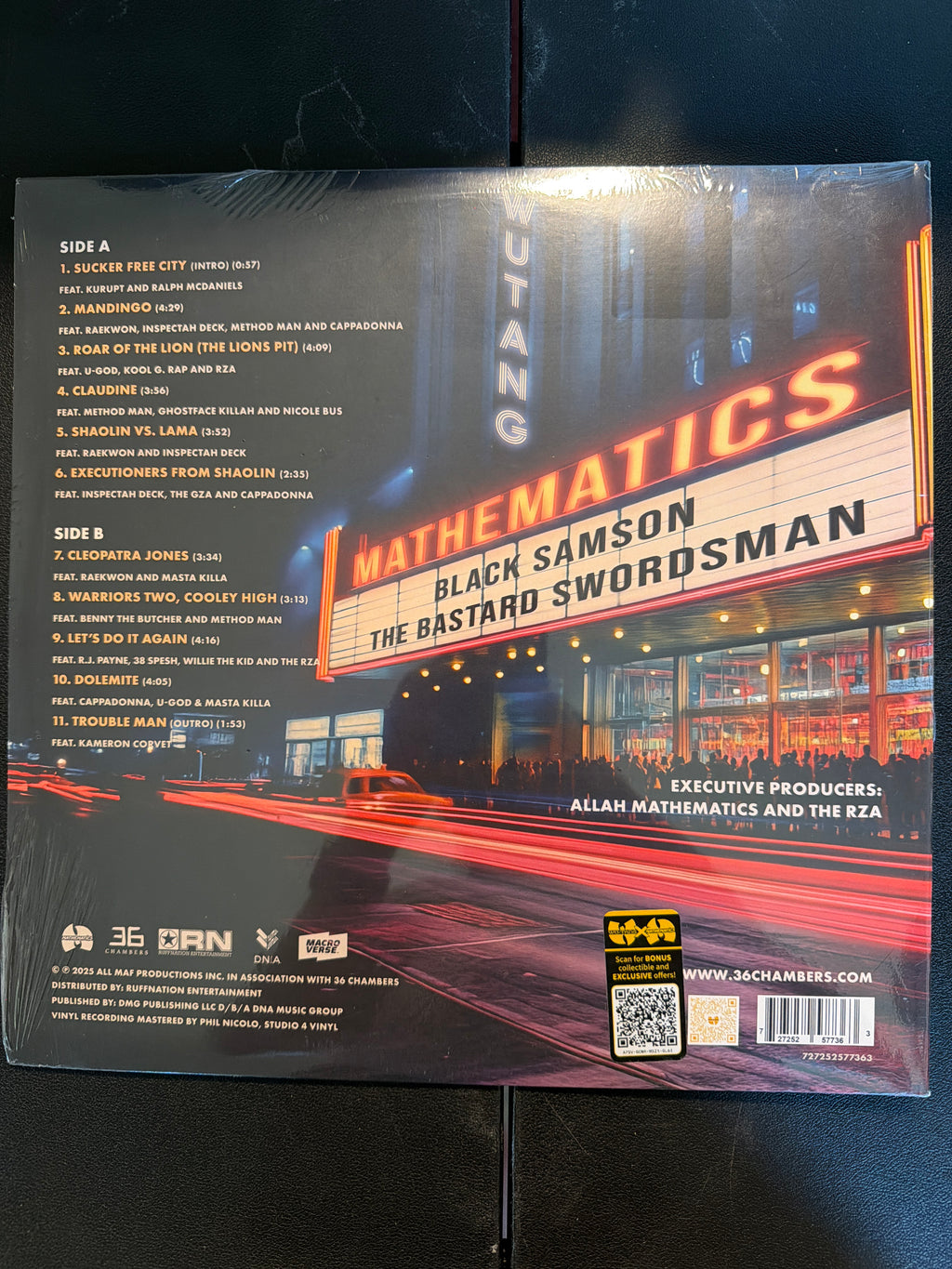 Wu-Tang Clan X Allah Mathematics - Black Samson, The Bastard Swordsman