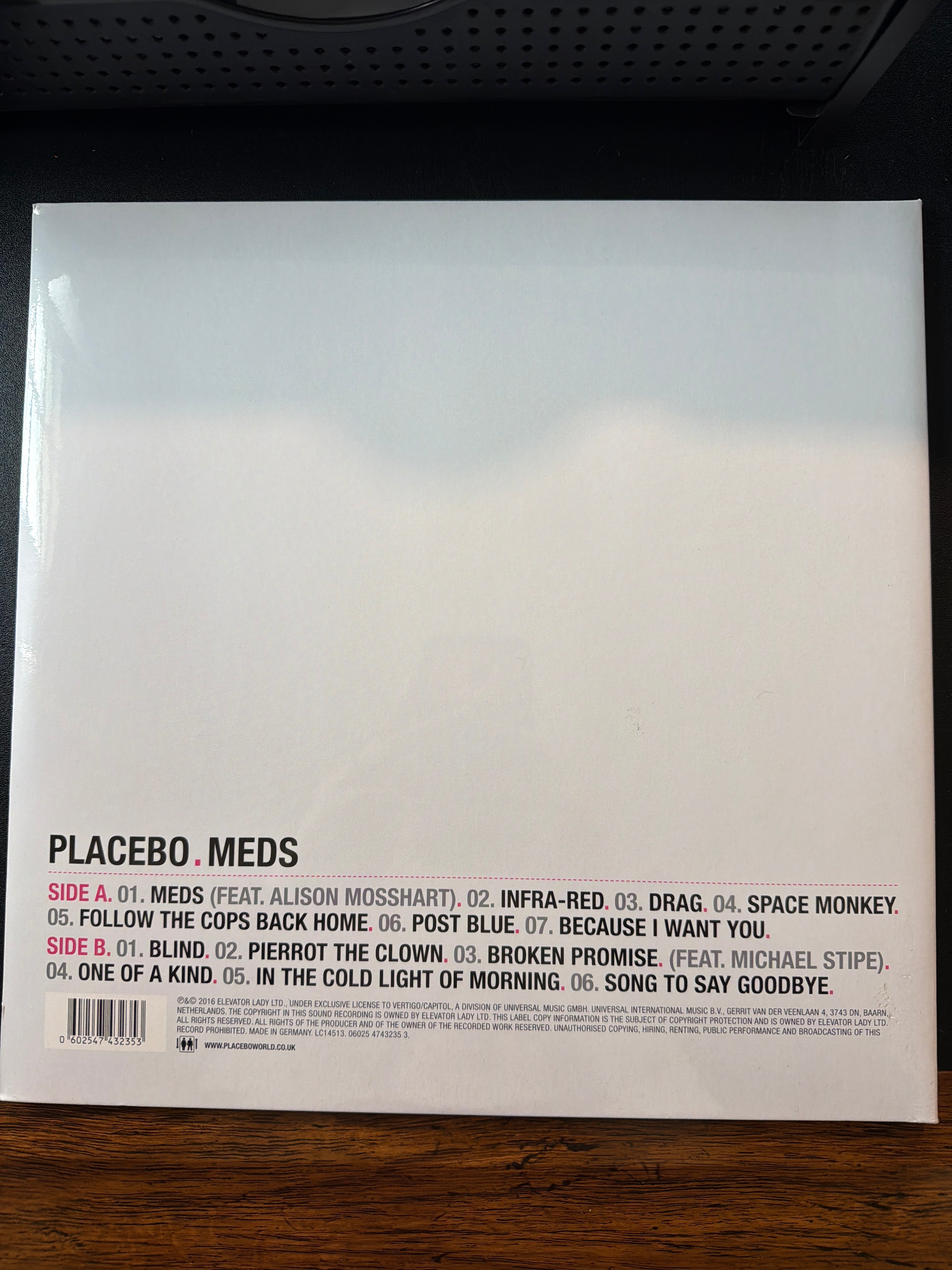Placebo - Meds