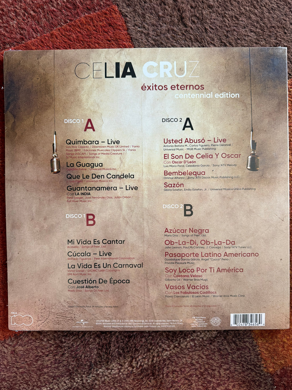 Celia Cruz - Exitos Eternos: Centennial Edition
