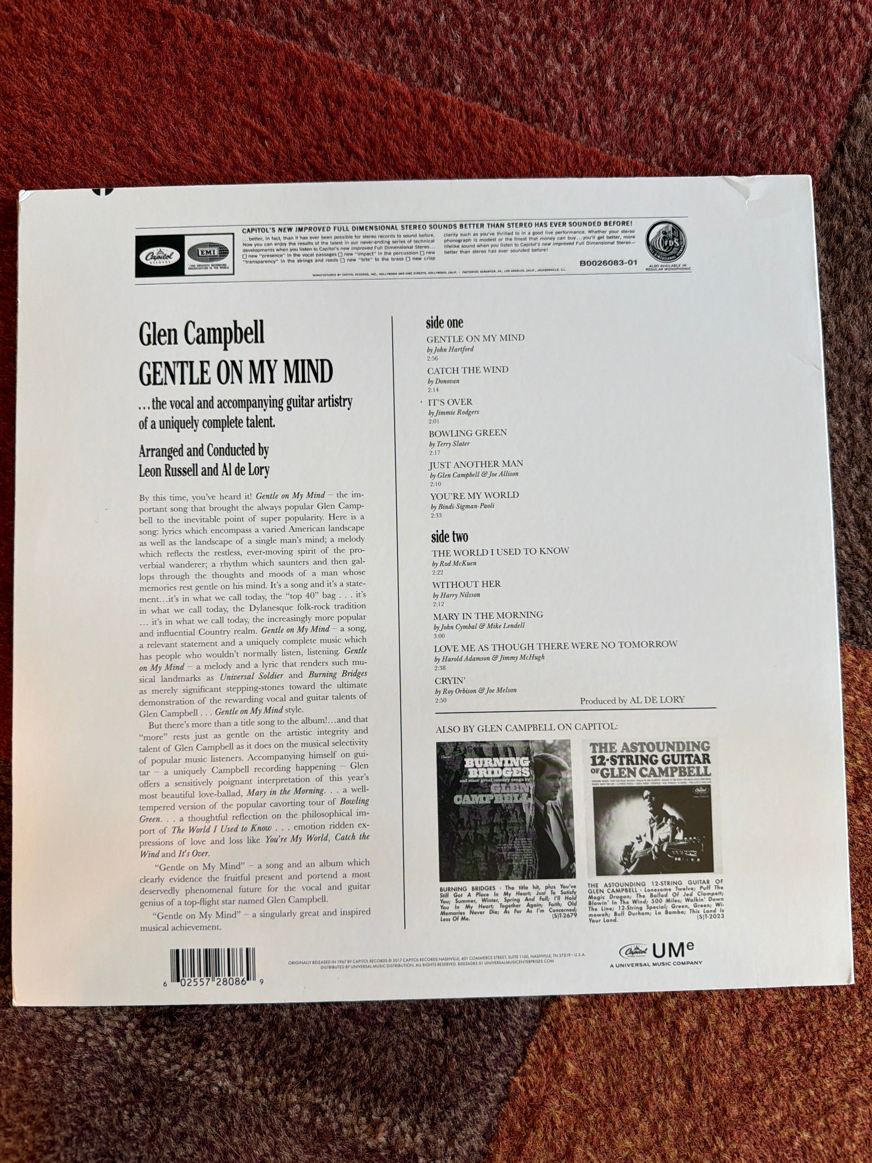 Glen Campbell - Gentle On My Mind
