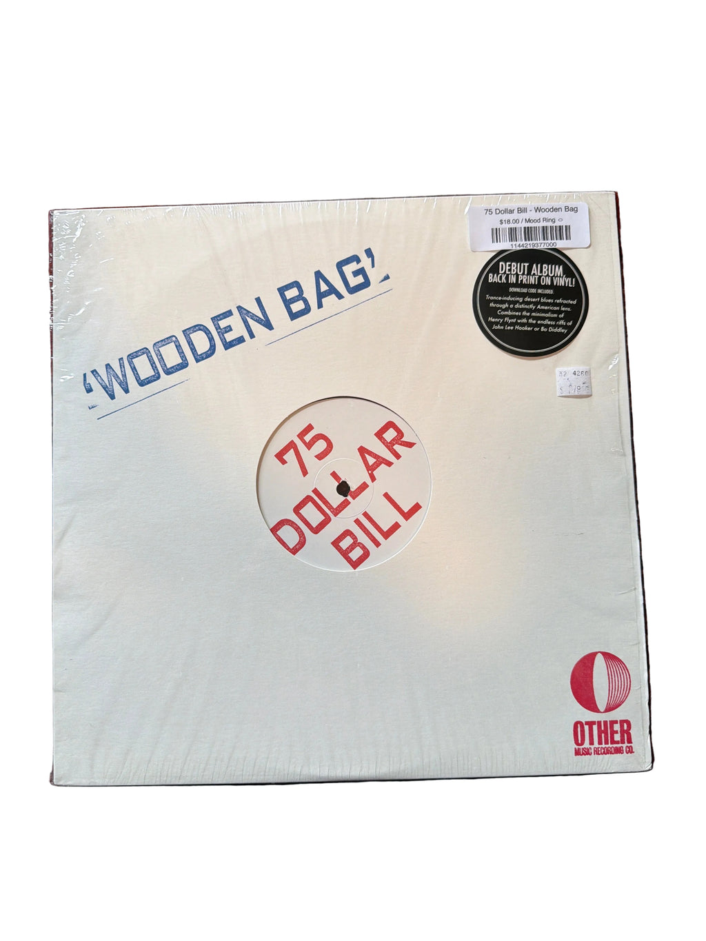 75 Dollar Bill - Wooden Bag