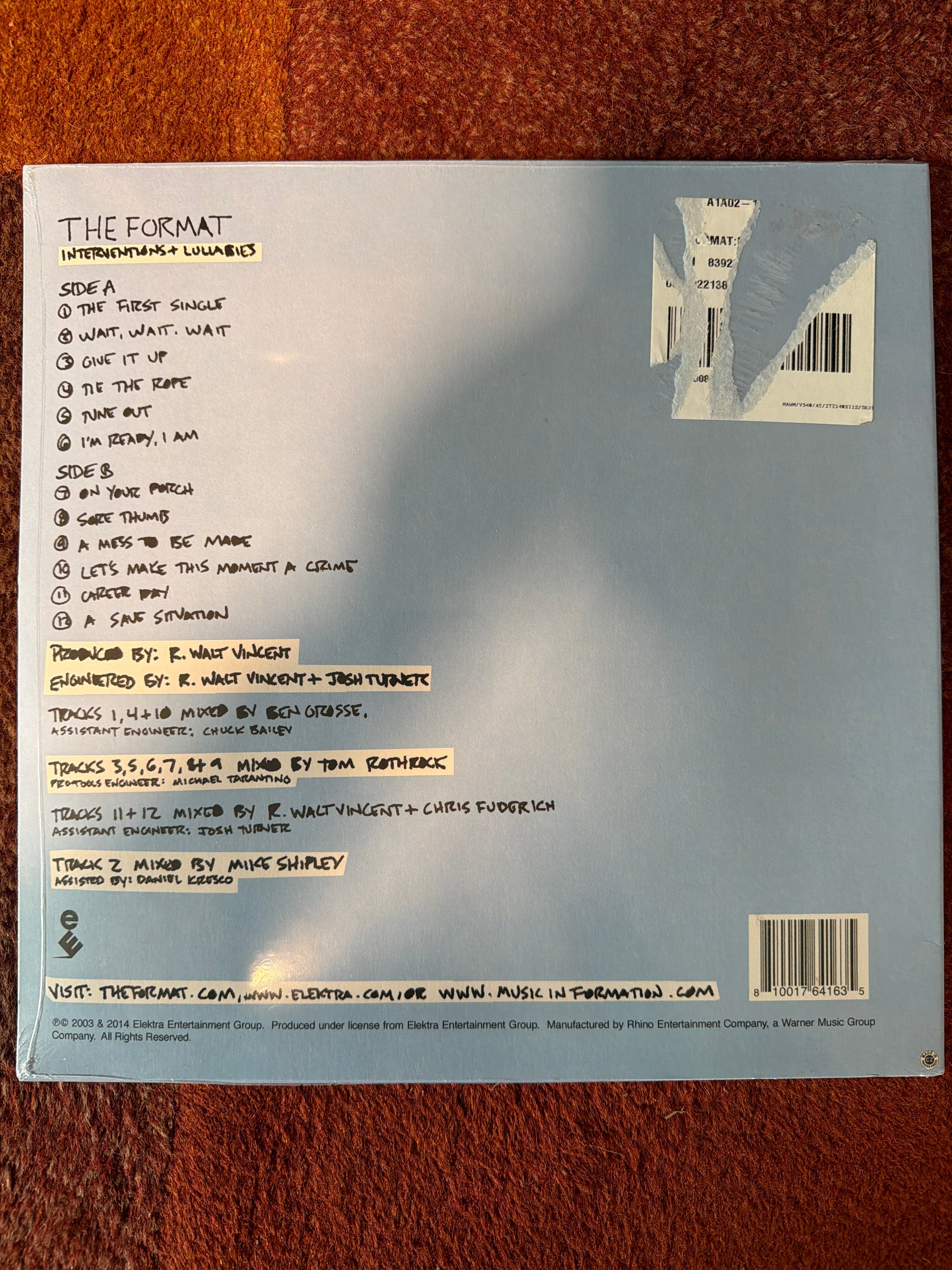 The Format - Interventions And Lullabies