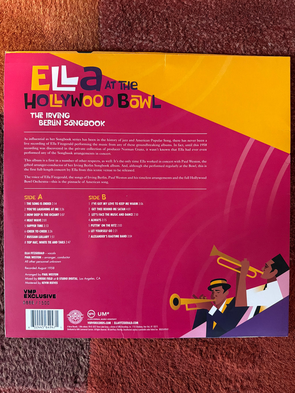 Ella Fitzgerald - Ella At The Hollywood Bowl: The Irving Berlin Songbook