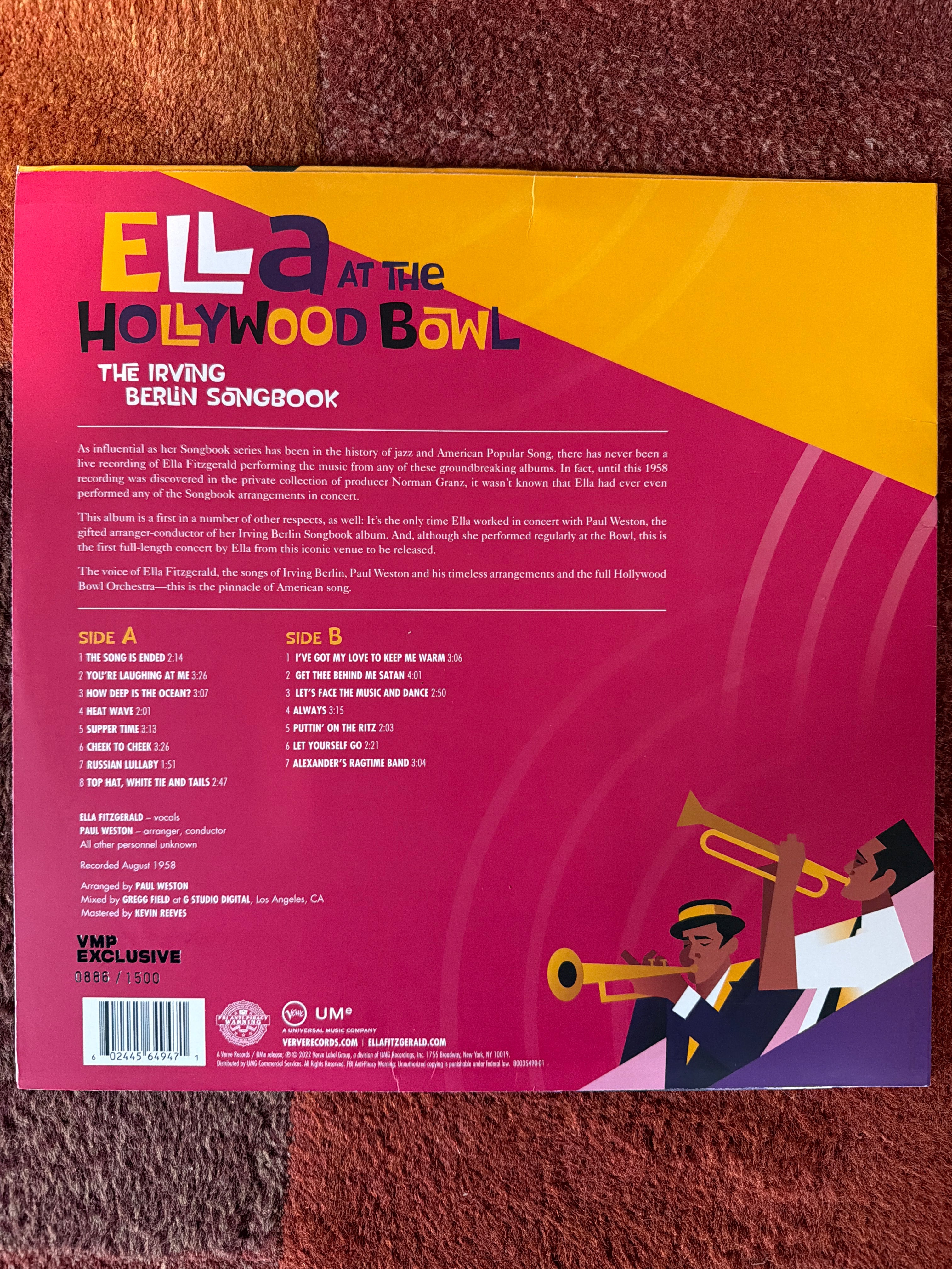 Ella Fitzgerald - Ella At The Hollywood Bowl: The Irving Berlin Songbook